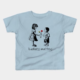 KINDNESS MATTERS Modern Pop Art Street Art Kids T-Shirt